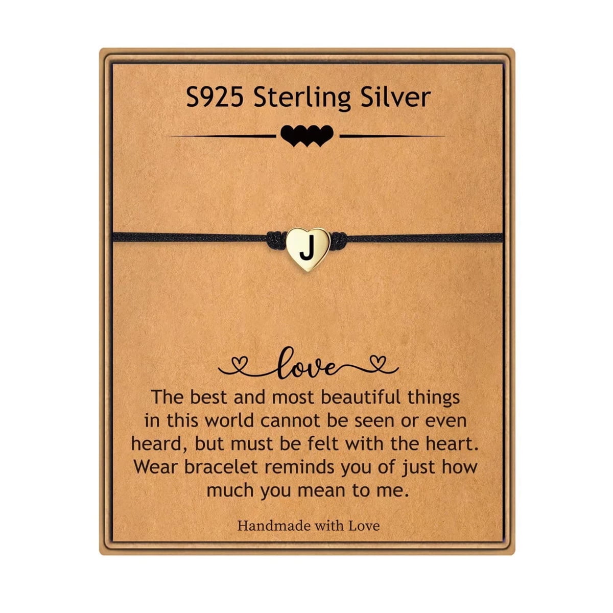 Silvora Women Letter Bracelet Silver S925 Initial Heart Jewelry for  Girlfriends - Letter E Chain Bracelets 