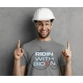 thumbnail image 4 of Election 2024 Ridin With Biden Vintage Bike Mens T Shirt, 4 of 5