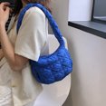 thumbnail image 4 of Bolso de viaje informal para mujer, bolso de viaje plisado con nube acolchada, bolso para axila femenino FLhrweasw Nuevo, 4 of 9