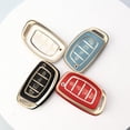 thumbnail image 6 of for Hyundai Elantra Key Fob Cover,Soft TPU 360 Degree Protector Key Holder with Keychain Compatible with 2021 2020 2019 Hyundai Elantra Ioniq Sonata Tucson Elantra GT 3/4 Button Smart Key, 6 of 6