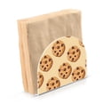 thumbnail image 2 of Chocolate Chip Cookies Small Napkin Holder for Table Clear Napkin Stand Paper Holder Acrylic Organizer Dispenser Napkins for Dinner Kitchen Restaurant Room, 2 of 8