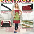 thumbnail image 2 of FunChaos 4 Pack Christmas Kitchen Aprons for Women Men, Adjustable Cooking Chef Aprons Waterproof Bib Aprons Cute Party Gift, 2 of 7