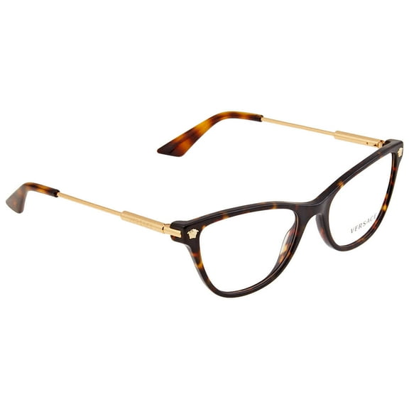 Versace Transparent Cat Eye Ladies Eyeglasses 0VE3309 108 54