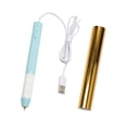 thumbnail image 1 of Bolígrafo de lámina caliente con cable USB Decoración de bricoje Bolígrafo de dibujo Punta de 1,5 mm Rollo de lámina caliente Conjuntos de de Azul Sunnimix juego de bolígrafos, 1 of 8