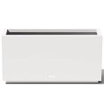thumbnail image 1 of Veradek Block Series Long Box Medium Plastic Planter - White, 1 of 5