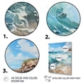 thumbnail image 3 of Designart "Beach Photo peaceful Shores III" Nautical & Beach Floater Framed Canvas Art Print, 3 of 7