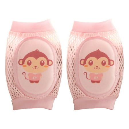 

BueatyH 1Pair Baby Knee Pads Skin-friendly Breathable Fine Workmanship Babies Crawling Walking Knee Leggings for Family