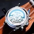 thumbnail image 6 of OLEVS Automatic Watches for Men Luxury Dress Waterproof Self Winding Mechanical Chronograph Diamond Stainless Steel Luminous Date Skeleton Tourbillon Mens Watches Gift Reloj Para Hombre Gray Dial, 6 of 14