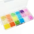 thumbnail image 2 of Cousin DIY Neon Glow Seed Bead Bulk Assortment with Case, 270g,4000 Piece, Adult, Model 69995759, 2 of 9
