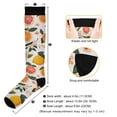 thumbnail image 3 of FORMRS Womens Knee High Socks Casual Long Thick Travel Daily Wear, 1 Pair, Orange Slices, 3 of 6