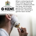 thumbnail image 3 of Kent Shaving Cream SCT1 Tube, Superior Men Smooth Cooling Menthol Shave Cream, No More Nicks, Cuts or Razor Burn. Perfect Size (2.6oz) for Travel or Home. Great for Sensitive Skin and all Skin types., 3 of 5
