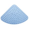 thumbnail image 1 of Jinsinto Bath Mat Non-Slip Tub Shower Mats Bathtub Mat for Adult Kids, Machine Washable (Triangle, 21 x 21 Inch, Blue), 1 of 7