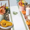 thumbnail image 4 of Green Pumpkin Table Runner, Autumn Thanksgiving Kitchen Dining Table Decoration for Home Party Decor 18x72 Inches, 4 of 9