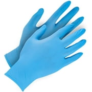 Powder Free Disposable Nitrile Gloves -100 Pack, Medium Blue - Exam Glove