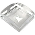 thumbnail image 4 of HUGFEG 2 Pack Stainless Steel Square Slot Cutter, Drywall Oscillating Tool Outlet Box Cutter, Electrical Box Drywall Outlet Cutout Tool, Oscillating Square Blade for Wood, Plastic, Metal UA824-12654, 4 of 5