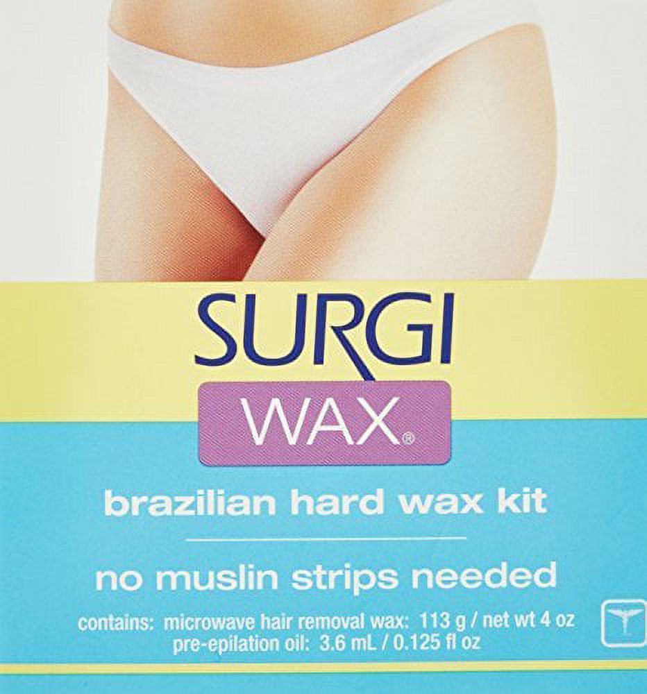 Surgi Wax BRAZILIAN WAXING KIT Microwave Hair Removal Kit For Intimate Areas by Surgi - image 2 of 2