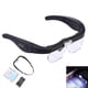 thumbnail image 1 of Headband Magnifier Rechargeable Magnifying Glass with LED Light Hands Free Magnifying Glass for Reading Interchangeable 1.5X 2.5X 3.5X 5X Magnificatio, 1 of 4