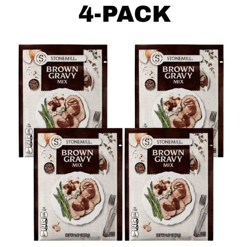 Stonemill Brown Gravy Mix 4-Pack,0.87oz