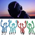 thumbnail image 4 of Tira De Luz Fría Para Casco De Motocicleta 4 En 1, Tira Adhesiva Luminosa Led Para Niebla Y Lluvia Vogacara VI012050-02, 4 of 6