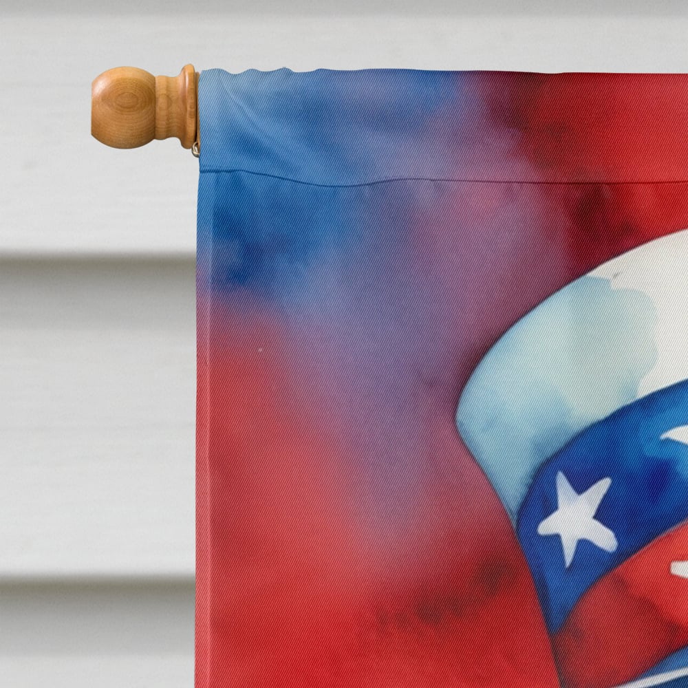 Irish Wolfhound Patriotic American House Flag 28 in x 40 in