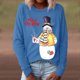 thumbnail image 1 of Pntutb Blusa informal de manga larga con cuello redondo y estampado navideño para mujer Pntutb Pntutb-6772, 1 of 6