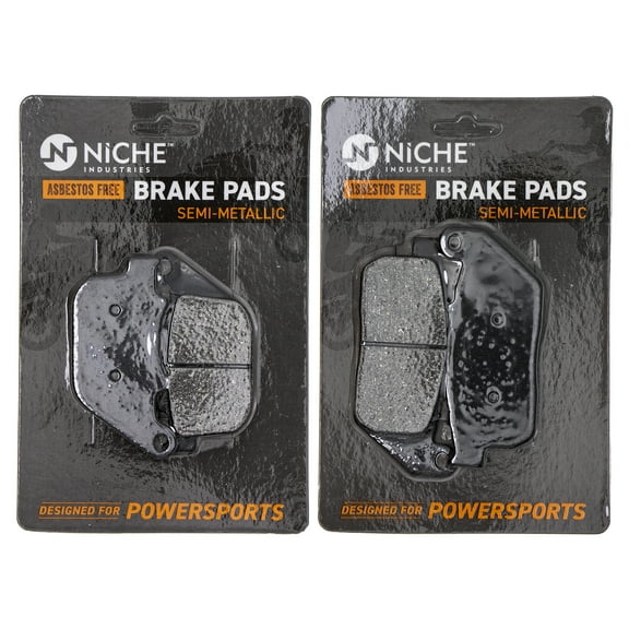 Niche Semi-Metallic Brake Pad Set for Harley-Davidson Sportster 1200 Motorcycle MK1002710