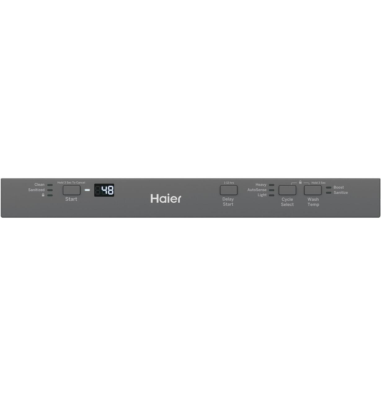 Haier QDT125SSLSS 60 dBA Stainless Built-in Dishwasher