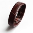 thumbnail image 2 of Premium Leather Watch Strap Retaining Ring Loop Hoop Keeper Black Brown Buckle, 2 of 3