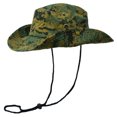 thumbnail image 4 of Glory Max Classic Cotton Wide Brim Bucket Hat Summer Outdoor Boonie Camo Green Hats, 4 of 5