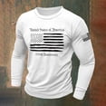 thumbnail image 2 of 250 Years American Flag Anniversary USA 250th Birthday T-Shirt Classic Fit Retro Long Sleeve T-Shirt for Men, 2 of 3