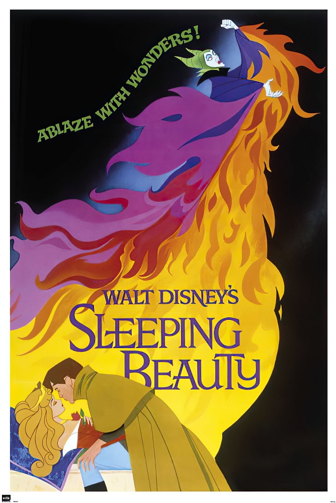 Vintage Sleeping Beauty Movie Poster// Classic Disney Movie Poster//Movie Poster