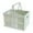 Green, variant on Outdoor Picnic Basket, Portable Shopping Basket for Vegetables, Fruits, and Spring Outings, Foldable Storage Basket for Supermarket or Picnic Use