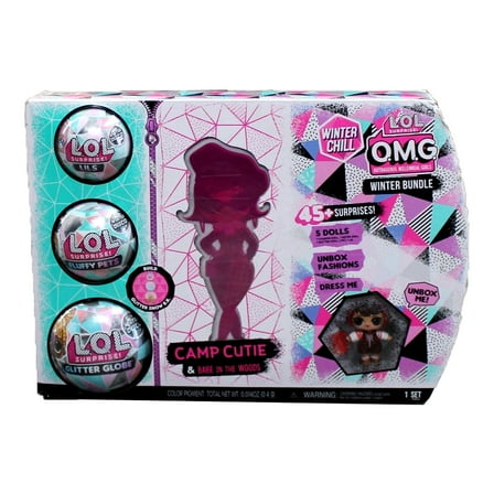 LOL Surprise OMG Camp Cutie and Babe In The Woods Winter Bundle