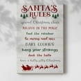 thumbnail image 2 of Santa's Rules- Gallery Wrapped Canvas, 2 of 9