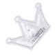 thumbnail image 5 of de Tela de para Decoración Hechos Adorno de Ropa Duradero y Resistente Plata, 5 of 6