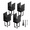 4IN-4, variant on 4 Pack 4x4 Concrete Anchor Bracket For 3.5"x3.5"s