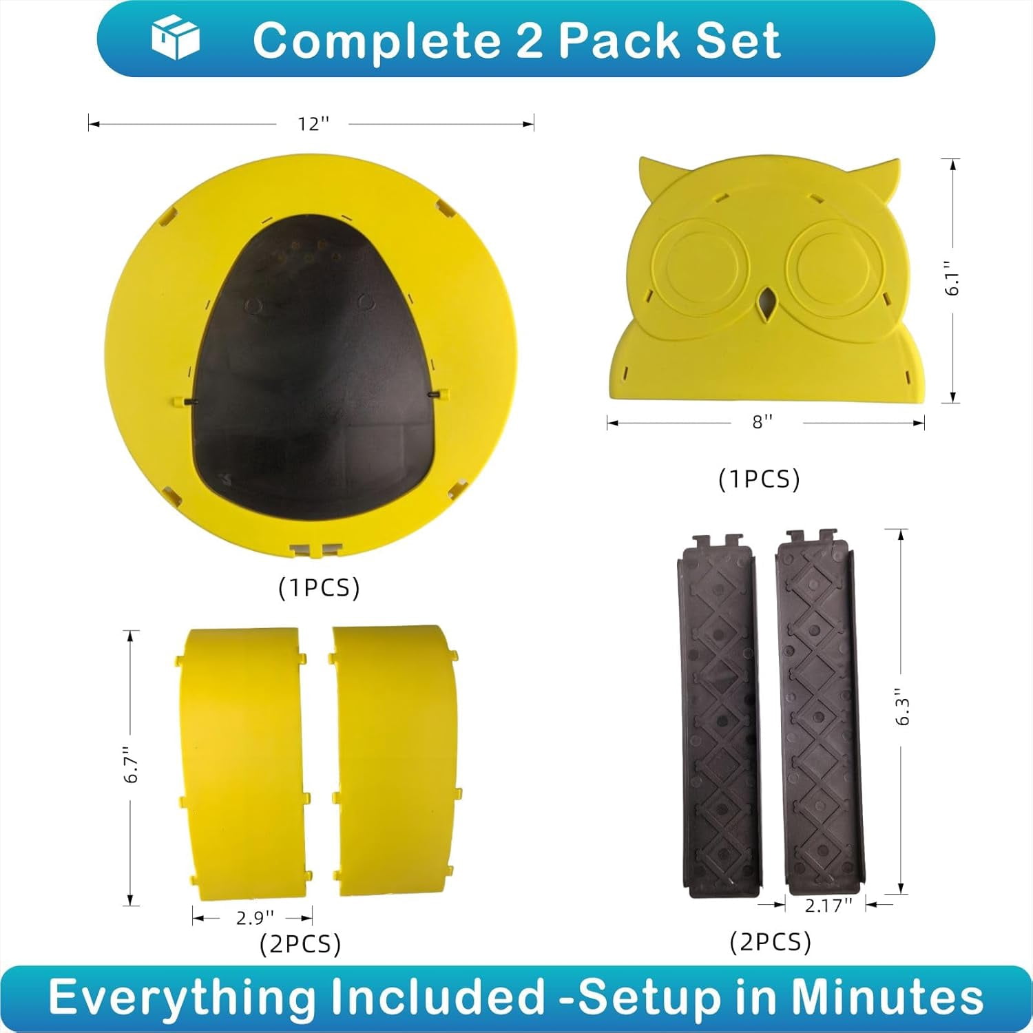 Mouse Trap Bucket Flip Lid, Auto-Reset Multi-Catch Humane Mouse Traps for Indoor and Outdoor Use, Reusable 5 Gallon Bucket Rat Trap Lid for Mice and Rodent Control (2 Pack)
