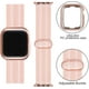 TOYOUTHS Compatible avec Apple Watch Bande Boucle Solo avec Étui de Protection 38mm 40mm 41mm Sangle Élastique Réglable en Nylon – image 2 sur 5