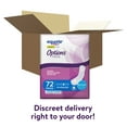 Equate Options Women's ModerateRegular Incontinence Pads, 72 Count