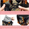 thumbnail image 4 of Rhinoceros Foldable Car Trash Bin with Lid, Leak-proof Mini Trash Can for Car, Hanging Storage Bag Included, 4 of 6