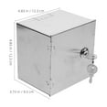thumbnail image 3 of FUTUREORYY Metal Outlet Box Silver Weatherproof Outdoor Use Wall Mountable 1Pcs, 3 of 5