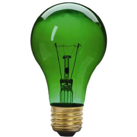 

Globe Electric 70803 25 Watts Transparent Green Party Light Bulb- Pack Of 6