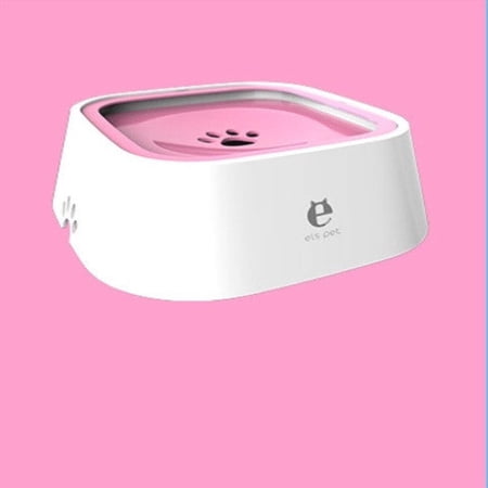 1.5L Cat Dog Water Bowl Carried Floating Bowl Anti-Overflow Slow Water Feeder Dispenser Pet Fountain ABSPP Dog Supplies