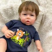 iCradle Lovely Reborn Baby Dolls Boys Adorable 19 inch 48cm Soft Full Body Vinyl Realistic Newborn Baby Doll Boy That Look Real Life Baby Dolls Toy for Kids Ages 3+