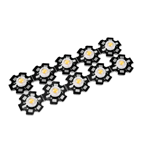 280-350mA 1W  Chip Bulb COB Light Beads Warm White for Floodlight 10pcs