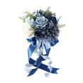 thumbnail image 1 of Ramo de novia con rosas artificiales, decoración romántica para damas de honor. Estilo E, 1 of 9