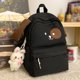 thumbnail image 3 of Bolsa Para La Escuela Mochila de avión para niños, dibujos animados de animales, lindo y cómodo bolso preescolar (negro), 3 of 8