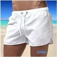 thumbnail image 4 of Pantalones cortos deportivos de malla transpirables para hombre, de moda, para correr, de secado rápido, para entrenamiento fino de verano, para playa, 4 of 5