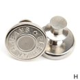 thumbnail image 1 of 5pcs Retractable Jeans Button Adjustable Removable Stapleless Metal Buttons UK V4Q1, 1 of 9