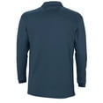 thumbnail image 3 of SOLS Mens Winter II Long Sleeve Pique Cotton Polo Shirt, 3 of 3